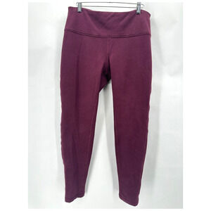 LULULEMON Wunder Under Lounge Pant 30" Womens 12 Fleece Athleisure Comfort Gym